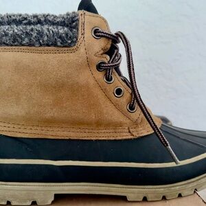 Cherokee Vintage Workwear Duck Boots Size 10 Men Leather & Rubber